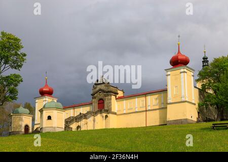 Kloster der Gottesmutter Hedec, Ostböhmen, Tschechische Republik Stockfoto