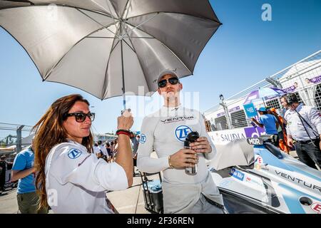 48 MORTARA Edoardo(che), Venturi VFE05 Team Venturi FE Team, Action-Grill de deept Startaufstellung während der Formel-E-Meisterschaft 2019, vom 25. Bis 26. januar 2019 in Santiago du Chili, Chili - Photo Germain Hazard / DPPI Stockfoto