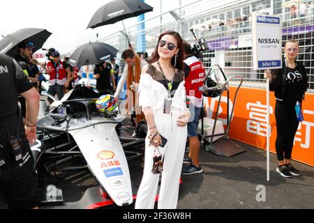 Girl Ambiance Grille de deept Startaufstellung während der Formel-E-Meisterschaft 2019, in Sanya, China vom 21. Bis 23. märz 2019 - Foto Frederic Le Floc'h / DPPI Stockfoto
