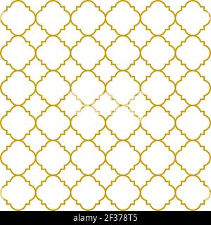 Arabisches Ornamental Nahtloses Muster. Vintage-Tapete. Vektorclipart Stock Vektor