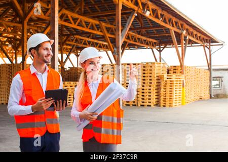Entwicklung der besten Zusammenarbeit zwischen Auftragnehmer und Auftraggeber Stockfoto