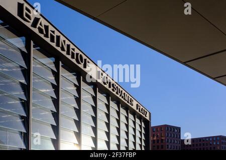 Am Potsdamer Platz, Berlin, im Januar 2019. Stockfoto