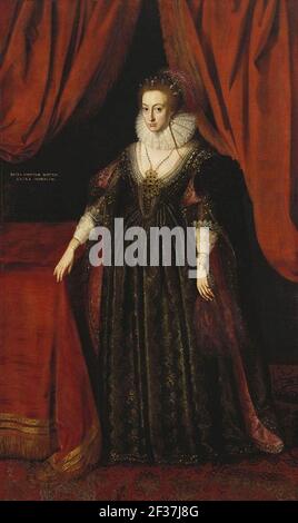 Zuvor Gerrit van Honthorst (Utrecht 1590-1656) zugeschrieben - Elisabeth, Königin von Böhmen (1596-1662) Stockfoto