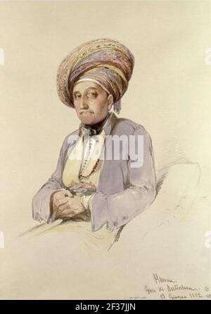 Preziosi - Hanna - ein Grieche aus Antiochien 1852. Stockfoto