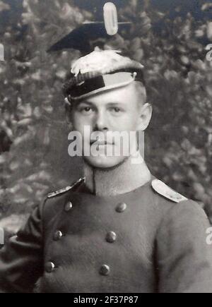 Fürst Gottfried von Hohenlohe-Langenburg ca. 1916. Stockfoto