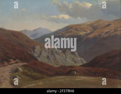 Prinzessin Alice, Großherzogin von Hessen ^ bei Rhein, Gemahlin Ludwig IV., Großherzog von Hessen ^ bei Rhein (1843-78) - Lochnagar aus dem Sluggan Stockfoto