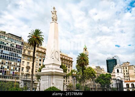 Pyramid kann in Buenos Aires, Argentinien Stockfoto