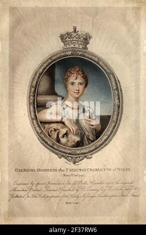 Charlotte Augusta von Wales 1807. Stockfoto