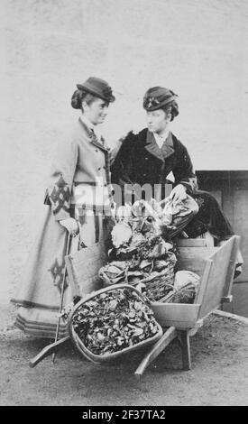 Prinzessin Louise (1848-1939) und Louise van de Weyer von James Valentine (1815-1879). Stockfoto