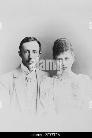 Prinzessin Margaret und Prinz Friedrich Karl von Hessen. Stockfoto