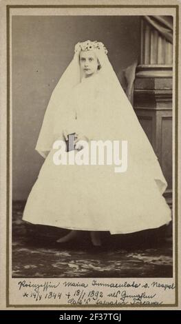 Maria Immaculata von Bourbon-zwei Sizilien (1844–1899). Stockfoto