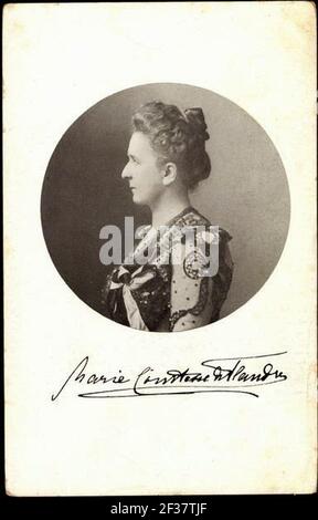 Prinzessin Marie von Belgien, Gräfin von Flandern. Stockfoto