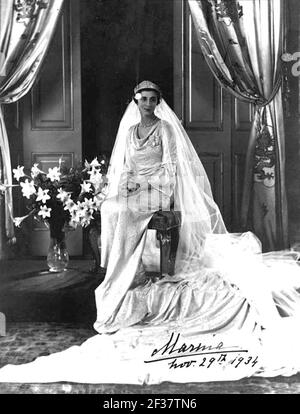 Princess Marina 1934. Stockfoto