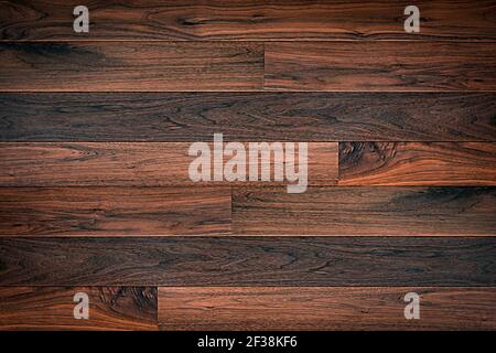 Dunkelbraun Parkett Holz Textur Hintergrund Stockfoto