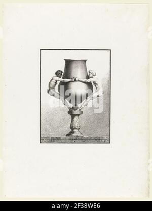 Druck, Platte 17, ''Suite of Vases'', 1764 Stockfoto