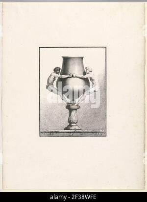 Druck, Platte 17, ''Suite of Vases'', 1764 Stockfoto