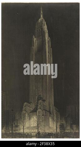 Print, Proposed Convocation Tower, Madison Square (Nordost Ecke der Madison Avenue und East 26th Streeet), 1921 Stockfoto