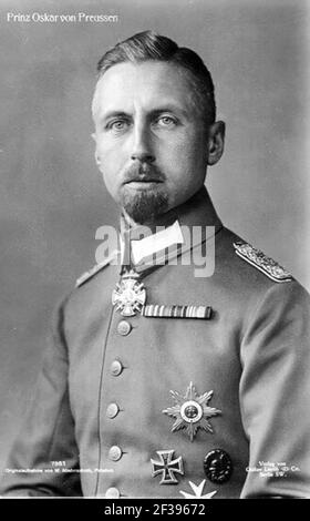 Prinz Oskar von Preußen (1888-1958). Stockfoto