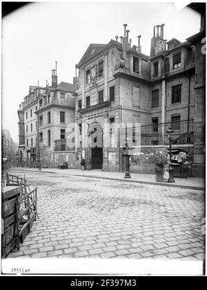 Gefängnis Saint-Lazare - Vue générale sur rue - Paris 10 - Médiathèque de l'architecture et du patrimoine Stockfoto