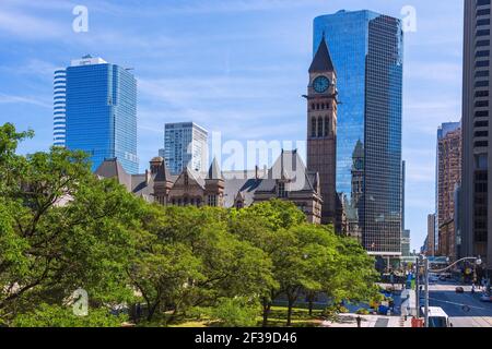 Geographie / Reisen, Kanada, Toronto, Altstadt Nachhall am Nathan Phillips Square und Eaton Centre, Additional-Rights-Clearance-Info-not-available Stockfoto