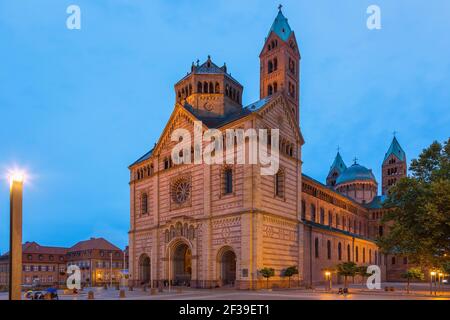 Geographie / Reisen, Deutschland, Rheinland-Pfalz, Speyer, Speyer, kathedrale St. Maria und St. Stephen, zusätzliche-Rechteklärung-Info-nicht-verfügbar Stockfoto