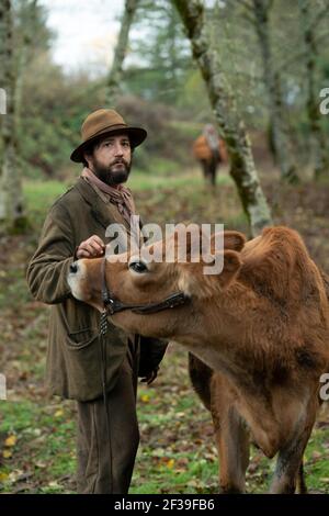 JOHN MAGARO in DER ERSTEN KUH (2019), Regie Kelly REICHARDT. Kredit: A24 / Album Stockfoto