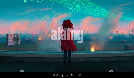 CONNECTED (2021) -Originaltitel: THE MITCHELLS VS. DIE MASCHINEN-, Regie Michael RIANDA und JEFF ROWE. Kredit: COLUMBIA BILDER/SONY BILDER ANIMATION / Album Stockfoto