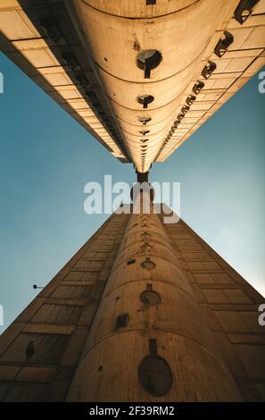 Blick auf den Genex-Turm in Belgrad Stockfoto