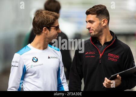 DA COSTA Antonio Felix (por), BMW iFE,18 Team BMW i Andretti Motorsport und LOPEZ Jose Maria (arg), Penske EV-3 Team Geox Racing, Portrait während der Formel-E-Meisterschaft 2019, in Bern, Schweiz vom 20. Bis 22. juni - Foto Clement Luck / DPPI Stockfoto