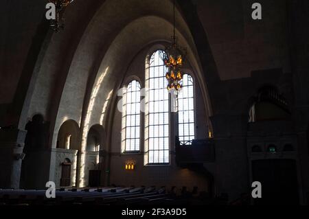 Das Innere der Engelbrekt Kirche (schwedisch: Engelbrektskyrkan) ist die Pfarrkirche für Engelbrekt Pfarrei, in der Diözese Stockholm befindet sich in der L Stockfoto