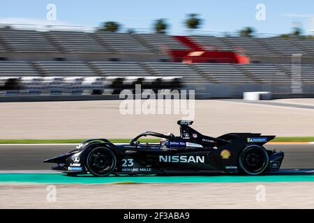 23 BUEMI Sebastien (sui), Nissan e.Dams, Aktion während der Formel-E-Tests 2019, in Valencia, Spanien, vom 15. Bis 18. oktober - Foto Xavi Bonilla / DPPI Stockfoto