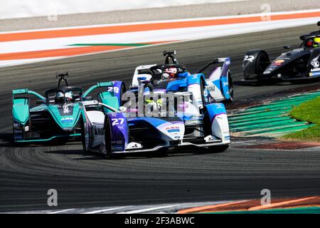 27 SIMS Alexander (gbr), Spark-BMW BMW iFE,20, BMW i Andretti Motorsport, Aktion während der Formel-E-Tests 2019, in Valencia, Spanien, vom 15. Bis 18. oktober - Foto Xavi Bonilla / DPPI Stockfoto