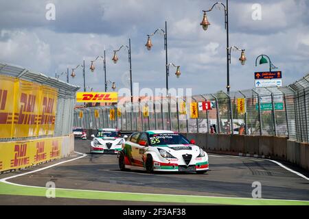 55 MA QINGHUA, (CHINA), TEAM MULSANNE,ALFA ROMEO GIULIETTA TCR, Aktion beim FIA WTCR World Touring Car Race 2019 in Marokko, vom 5. Bis 7. April in Marrakesch - Foto Florent Gooden / DPPI Stockfoto