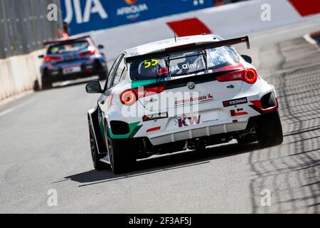 55 MA QINGHUA, (CHINA), TEAM MULSANNE,ALFA ROMEO GIULIETTA TCR, Aktion beim FIA WTCR World Touring Car Race 2019 in Marokko, vom 5. Bis 7. April in Marrakesch - Foto Florent Gooden / DPPI Stockfoto