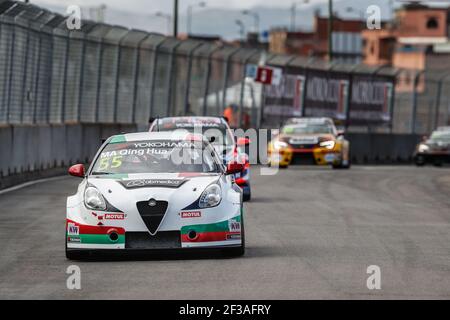 55 MA QINGHUA, (CHINA), TEAM MULSANNE,ALFA ROMEO GIULIETTA TCR, Aktion beim FIA WTCR World Touring Car Race 2019 in Marokko, vom 5. Bis 7. April in Marrakesch - Foto Frederic Le Floc'h / DPPI Stockfoto