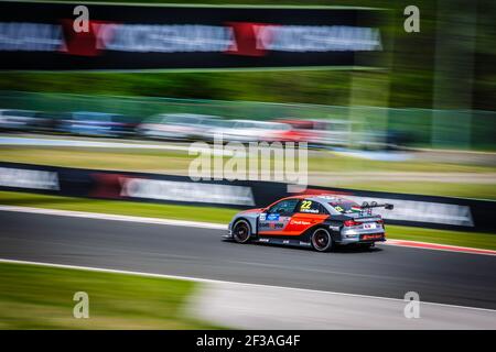 22 FREDERIC VERVISCH, (BELGIEN), COMTOYOU TEAM AUDI SPORT, AUDI RS3 LMS, Aktion während des FIA WTCR World Touring Car Cup 2019, Rennen von Ungarn auf dem Hungaroring, Budapest vom 26. Bis 28. april - Foto Clement Luck / DPPI Stockfoto