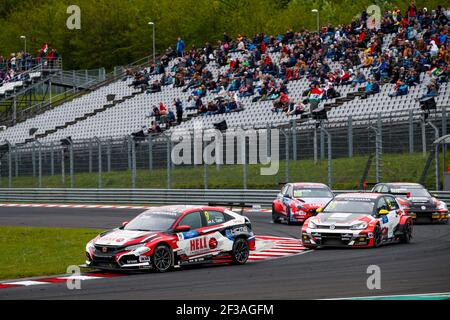 09 ATTILA TASSI, (UNGARN), KCMG, HONDA CIVIC TYPE R TCR, Aktion während des 2019 FIA WTCR World Touring Car Cup, Rennen von Ungarn auf hungaroring, Budapest vom 26. Bis 28. april - Foto Florent Gooden / DPPI Stockfoto