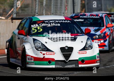 55 MA QINGHUA, (CHINA), TEAM MULSANNE,ALFA ROMEO GIULIETTA TCR, Aktion beim FIA WTCR World Touring Car Race 2019 in Marokko, vom 5. Bis 7. April in Marrakesch - Foto Florent Gooden / DPPI Stockfoto