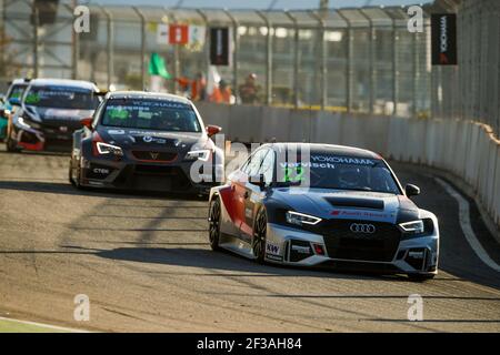 22 FREDERIC VERVISCH, (BELGIEN), COMTOYOU TEAM AUDI SPORT, AUDI RS3 LMS, Aktion beim FIA WTCR World Touring Car Race 2019 in Marokko in Marrakesch, vom 5. Bis 7. April - Foto Florent Gooden / DPPI Stockfoto