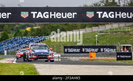 05 NORBERT MICHELISZ, (UNGARN), BRC HYUNDAI N SQUADRA CORSE, HYUNDAI I30 N TCR, Aktion während des FIA WTCR World Touring Car Cup 2019, Race of Hungaroring, Budapest vom 26. Bis 28. april - Foto Clement Luck / DPPI Stockfoto