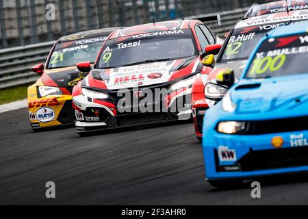 09 ATTILA TASSI, (UNGARN), KCMG, HONDA CIVIC TYPE R TCR, Aktion während des 2019 FIA WTCR World Touring Car Cup, Rennen von Ungarn auf hungaroring, Budapest vom 26. Bis 28. april - Foto Florent Gooden / DPPI Stockfoto