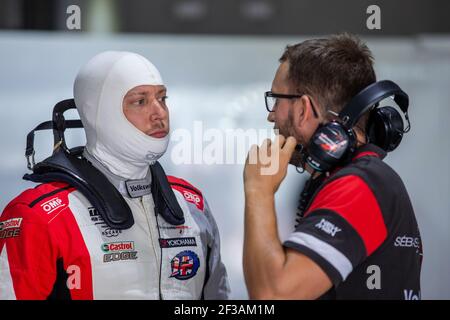 HUFF Rob, (GRB), SLR VW Motorsport, Volkswagen Golf GTI TCR, Portrait während des 2019 FIA WTCR World Touring Car Cup of China, in Ningbo vom 13. Bis 15. September - Foto Clement Luck / DPPI Stockfoto