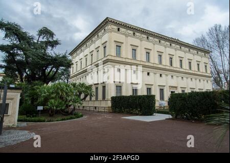 Villa Farnesina, Raffaello Sanzio, Maler, Rom, Latium, Italien, Europa Stockfoto