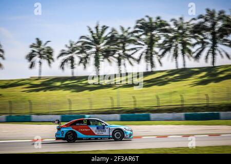 52 SHEDDEN Gordon, (GRB), Leopard Racing Team Audi Sport, Audi RS3 LMS, Aktion während des FIA WTCR World Touring Car Cup 2019 in Malaysia, in Sepang vom 13. Bis 15. dezember - Foto Gregory Lenormand / DPPI Stockfoto