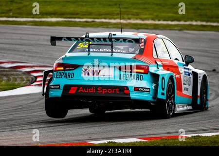 52 SHEDDEN Gordon, (GRB), Leopard Racing Team Audi Sport, Audi RS3 LMS, Aktion während des FIA WTCR World Touring Car Cup 2019 in Malaysia, in Sepang vom 13. Bis 15. dezember - Foto Florent Gooden / DPPI Stockfoto