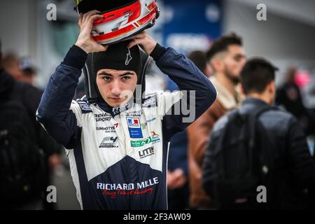 VALENTE Enzo (Fra), F4 FFSA Akademie, Porträt während der 2019 FFSA GT4 französisch Meisterschaft, vom 19. Bis 22. april, in Nogaro, Frankreich - Foto Jean Michel Le MEUR / DPPI Stockfoto