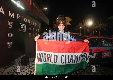 MICHELISZ Norbert, (HUN), BRC Hyundai N Squadra Corse, Hyundai i30 N TCR, Portrait Podium Ambiente während des 2019 FIA WTCR World Touring Car Cup of Malaysia, in Sepang vom 13. Bis 15. dezember - Foto Gregory Lenormand / DPPI Stockfoto