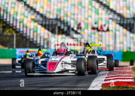 26 DAVID Hadrien (Fra), F4 FFSA Academy, Aktion während der 2019 FFSA GT Circuit französisch Meisterschaft, vom 12. Bis 15. september in Magny-cours, Frankreich - Foto Jean Michel Le MEUR / DPPI Stockfoto