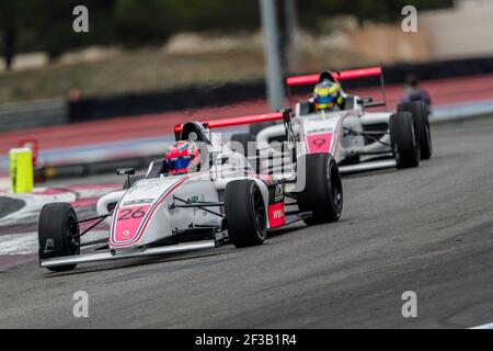 26 DAVID Hadrien (Fra), F4 FFSA Academy, Aktion während der 2019 FFSA GT Circuit französisch Meisterschaft, vom 11. Bis 13. oktober in Le Castellet, Frankreich - Foto Marc de Mattia / DPPI Stockfoto