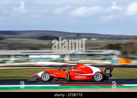 33 FERNANDEZ Sebastian (esp), Formel Renault Eurocup Team Arden, Aktion während der Wintertests Formule Renault Eurocup auf Magny Cours, 5. Bis 7. März 2019 - Foto Jean Michel Le MEUR / DPPI Stockfoto